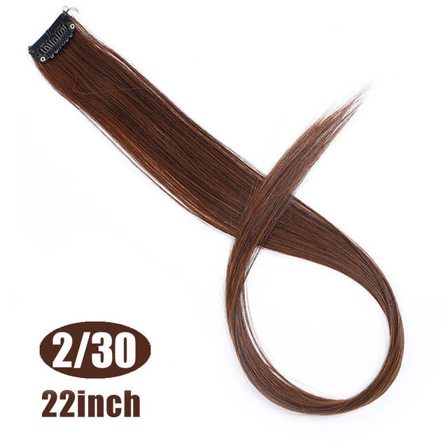37Colors 22inch Hair Accessories Headbands Bands For Women Child Girl Synthetic Long Straight Synthetic Hair Clip