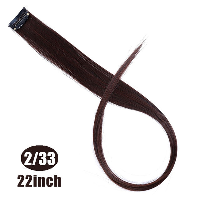 37Colors 22inch Hair Accessories Headbands Bands For Women Child Girl Synthetic Long Straight Synthetic Hair Clip