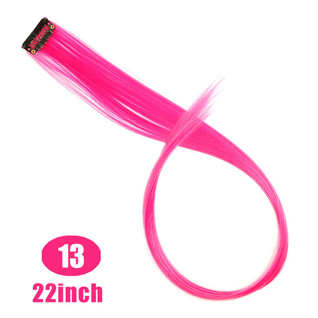 37Colors 22inch Hair Accessories Headbands Bands For Women Child Girl Synthetic Long Straight Synthetic Hair Clip