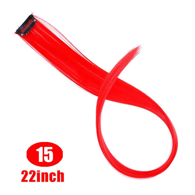 37Colors 22inch Hair Accessories Headbands Bands For Women Child Girl Synthetic Long Straight Synthetic Hair Clip