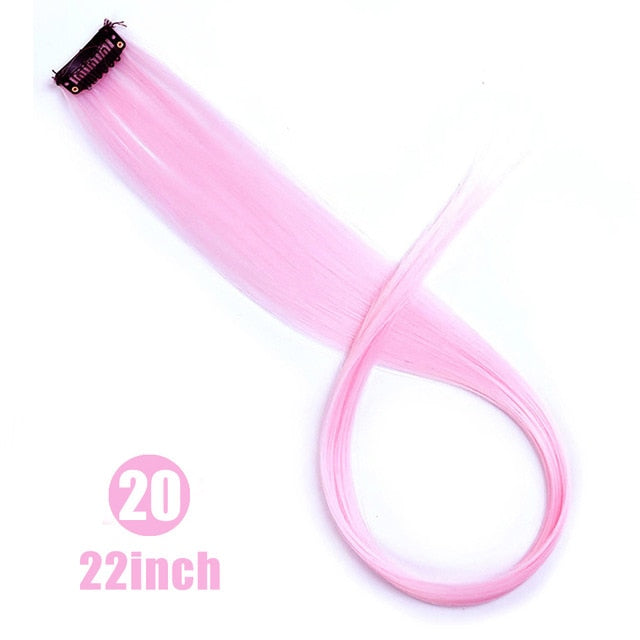 37Colors 22inch Hair Accessories Headbands Bands For Women Child Girl Synthetic Long Straight Synthetic Hair Clip