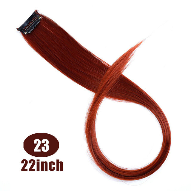 37Colors 22inch Hair Accessories Headbands Bands For Women Child Girl Synthetic Long Straight Synthetic Hair Clip
