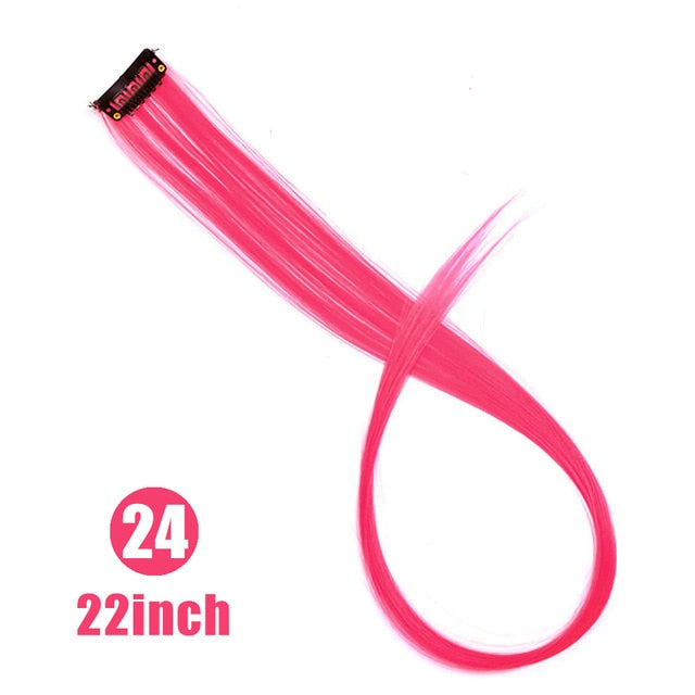 37Colors 22inch Hair Accessories Headbands Bands For Women Child Girl Synthetic Long Straight Synthetic Hair Clip