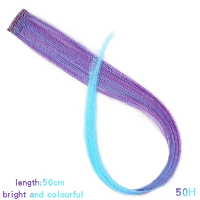 37Colors 22inch Hair Accessories Headbands Bands For Women Child Girl Synthetic Long Straight Synthetic Hair Clip
