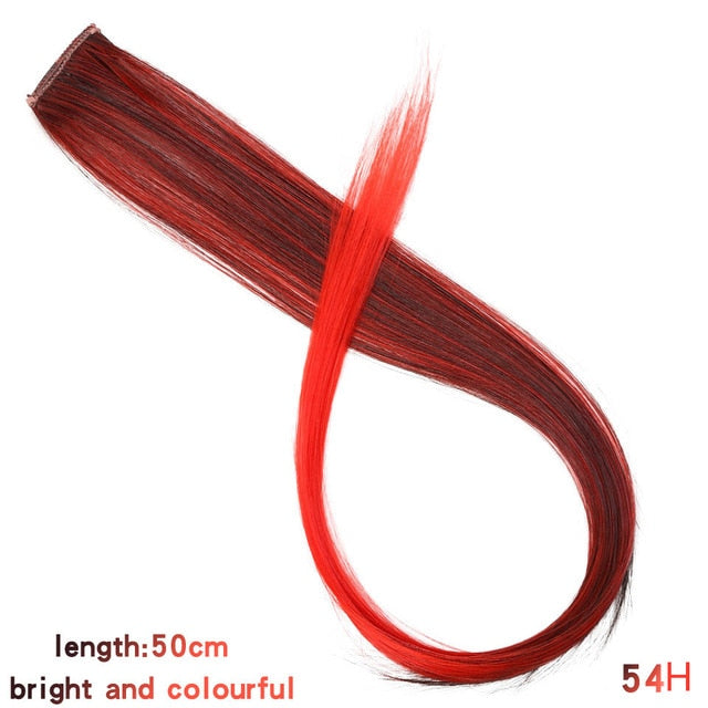 37Colors 22inch Hair Accessories Headbands Bands For Women Child Girl Synthetic Long Straight Synthetic Hair Clip