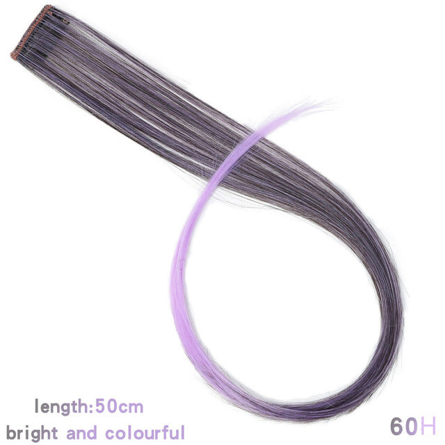 37Colors 22inch Hair Accessories Headbands Bands For Women Child Girl Synthetic Long Straight Synthetic Hair Clip