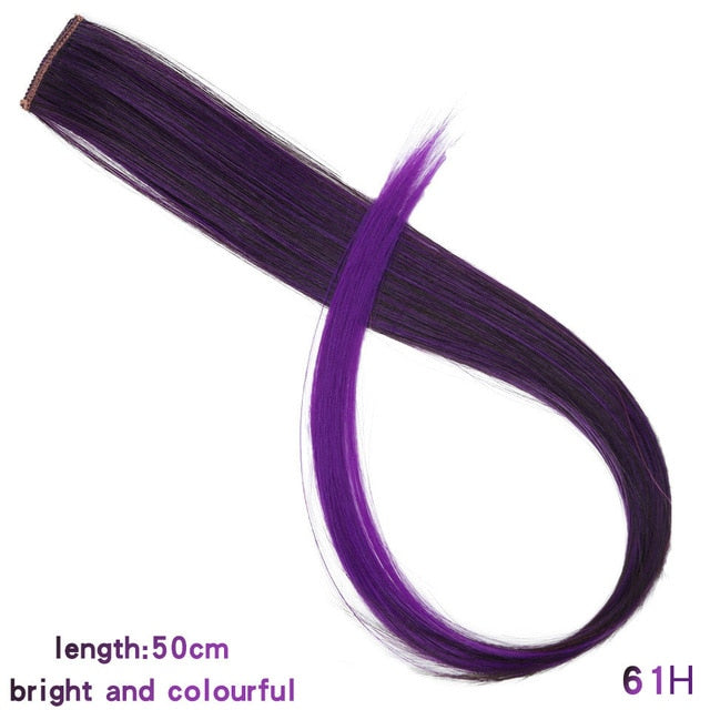 37Colors 22inch Hair Accessories Headbands Bands For Women Child Girl Synthetic Long Straight Synthetic Hair Clip