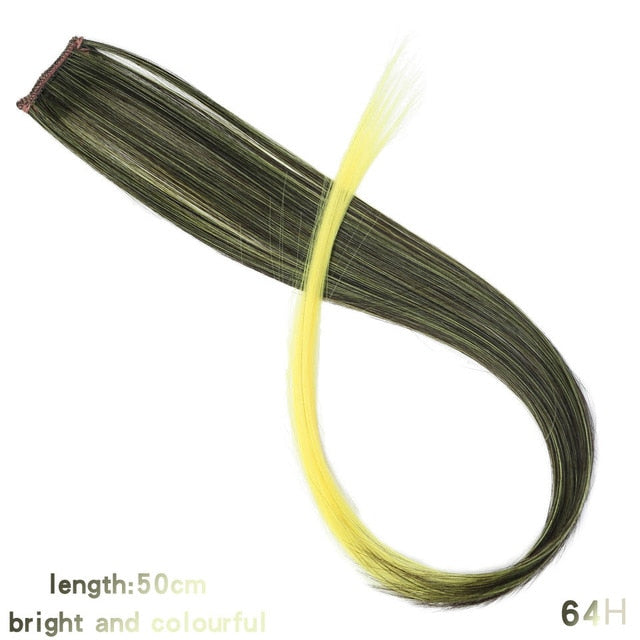 37Colors 22inch Hair Accessories Headbands Bands For Women Child Girl Synthetic Long Straight Synthetic Hair Clip