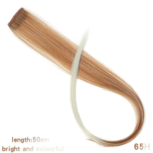 37Colors 22inch Hair Accessories Headbands Bands For Women Child Girl Synthetic Long Straight Synthetic Hair Clip