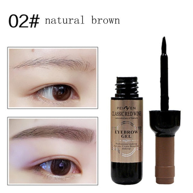 1Pcs Eyebrow Tattoo Gel Black Coffee Gray Peel Off Eye Brow Shadow Eyebrow Gel Cosmetics Makeup for Women High Pigmented Makeup