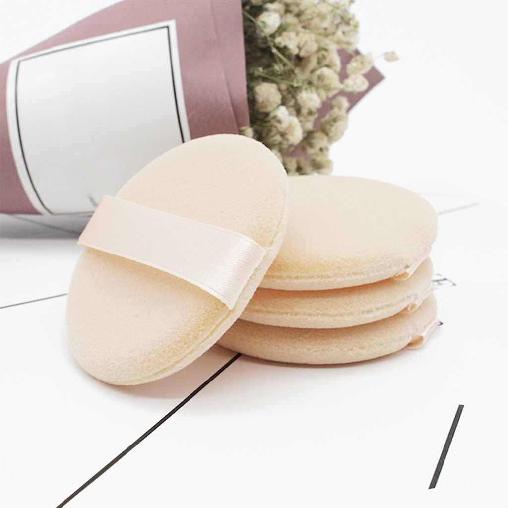 5PCS Woolen Cloth Soft Skin-friendly Face Smooth Foundation Powder Cosmetic Puff Organic Cotton Pads Makeup Sponge Puff Beauty