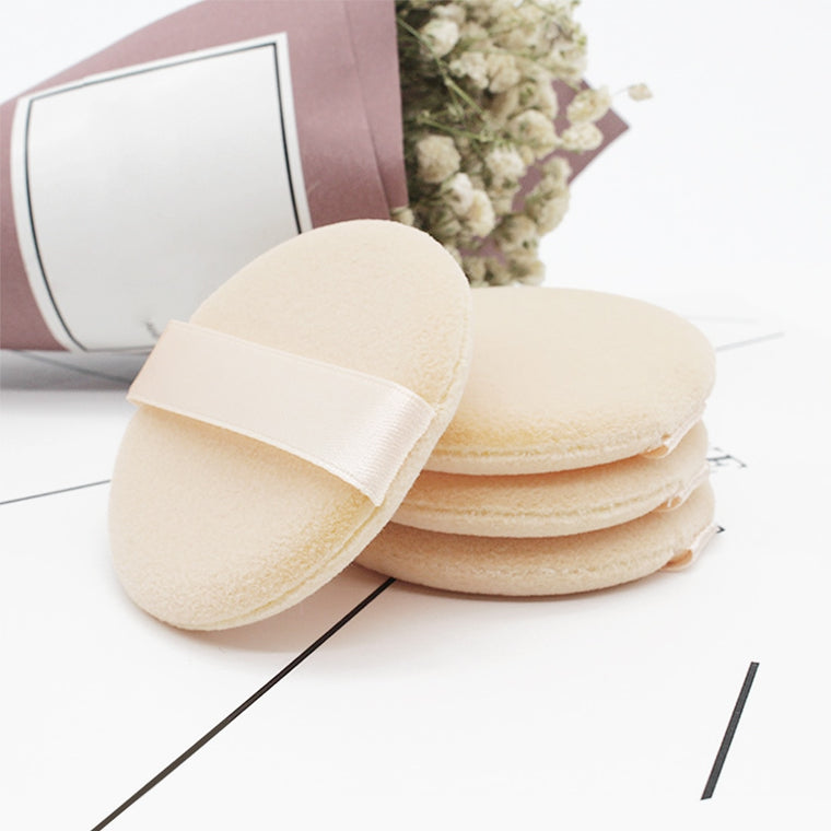 5PCS Woolen Cloth Soft Skin-friendly Face Smooth Foundation Powder Cosmetic Puff Organic Cotton Pads Makeup Sponge Puff Beauty