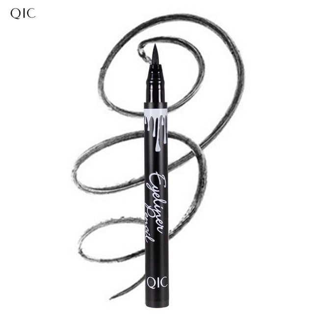 Waterproof Black Liquid Eyeliner Pencil Big Eyes Makeup Long-lasting Eye Liner Pen Make up Smooth Fast Dry Cat Eye Cosmetic Tool